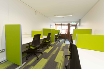 Hot-desks and partitions in Miltown Malbay Digital Hub
