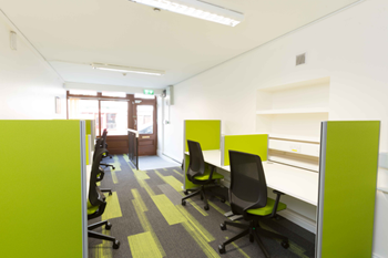 Hot-desks and partitions in Miltown Malbay Digital Hub